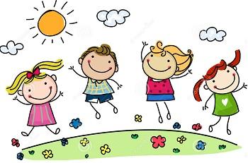 © https://de.dreamstime.com/stock-abbildung-springende-gl%C3%BCckliche-kinder-image49133060 Schulbeginn