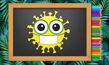 © https://pixabay.com/de/illustrations/corona-covid-gelb-gold-coronavirus-5129216/ Elternbrief Selbsttest